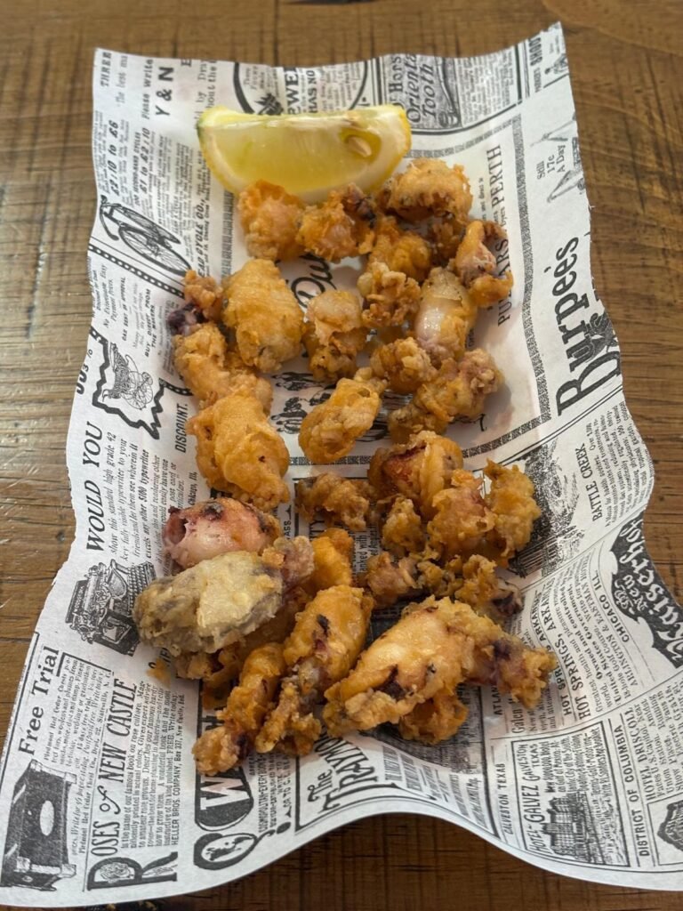 Calamares a la andaluza rebozados